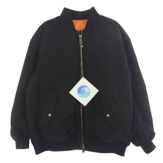 エドウィナホール EH45J-02-11 MA-1 BIG BLOUSON BLACK エムエーワン ビッグ ブルゾン ブラック系 M【中古】