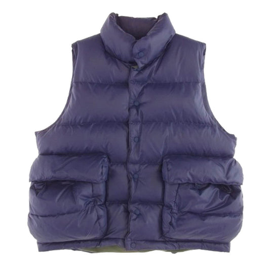 DAIWA PIER39 ダイワピア BW-24022W TECH BACK PACKER DOWN VEST テック バック パッカー ダウン ベスト パープル系 M【中古】