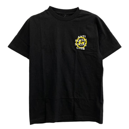 アンチソーシャルソーシャルクラブ FRAGMENT フラグメント ロゴプリント 半袖 Tシャツ ブラック系 M【新古品】【未使用】【中古】
