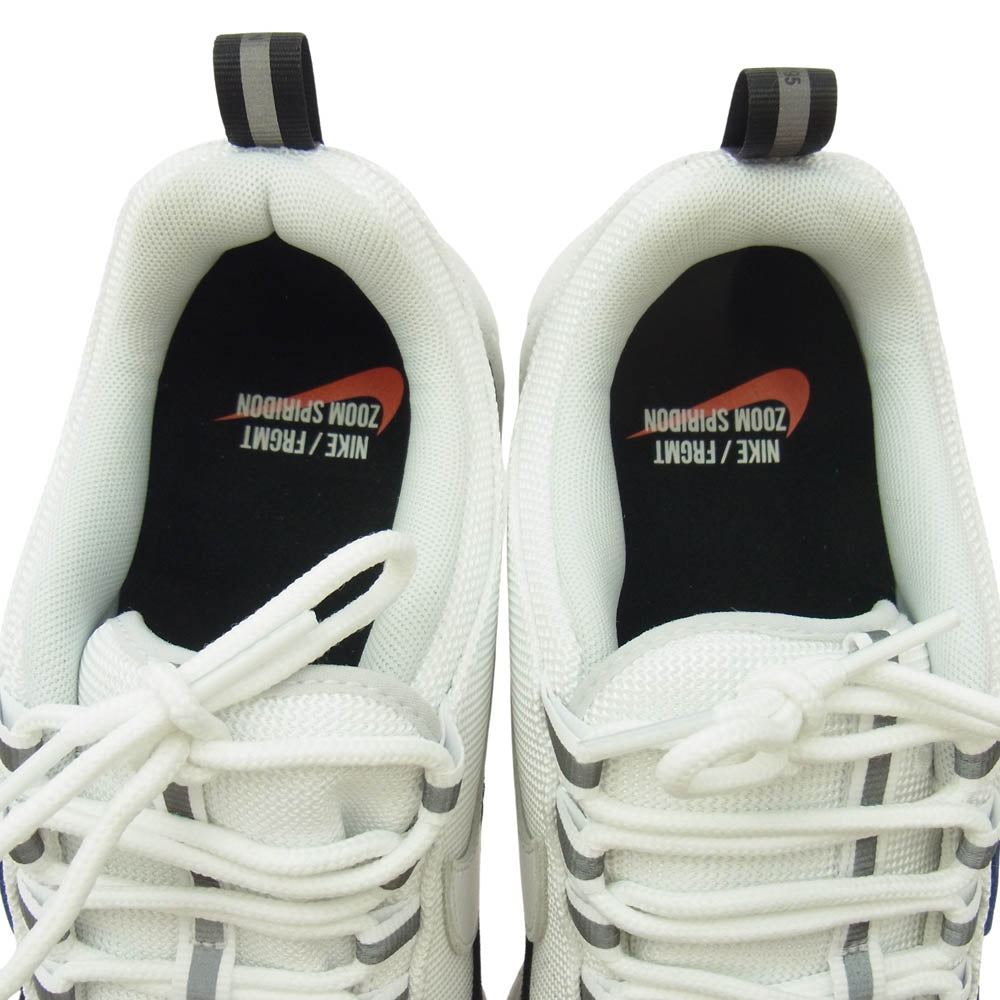 NIKE ナイキ HF5455-100 Fragment Air Zoom Spiridon SP Blue Void フラグメント エアズーム スピリドンSP ブルーヴォイド ローカット スニーカー ホワイト系 27.5cm【極上美品】【中古】