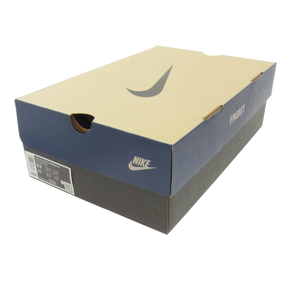 NIKE ナイキ HF5455-100 Fragment Air Zoom Spiridon SP Blue Void フラグメント エアズーム スピリドンSP ブルーヴォイド ローカット スニーカー ホワイト系 27.5cm【極上美品】【中古】