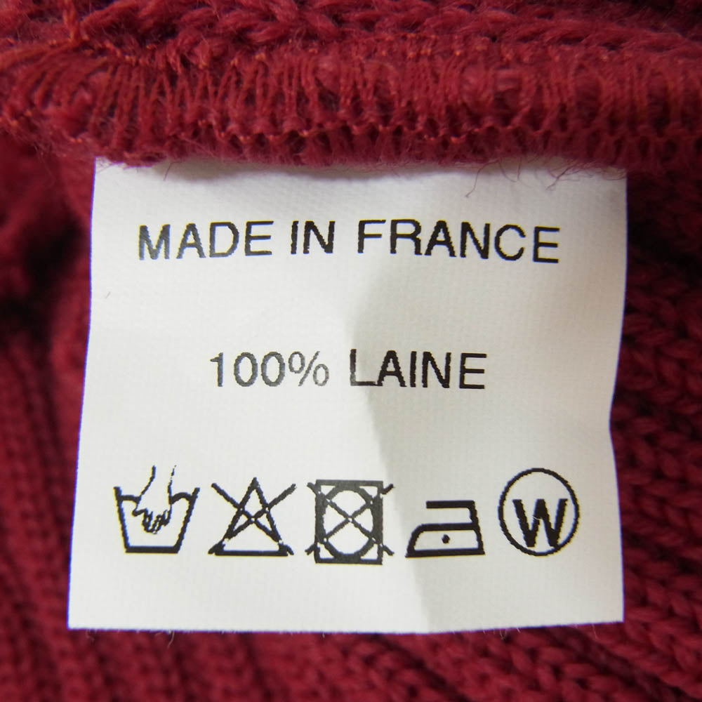 フルールドバニュ フランス製 LE BONNET ザ・ビーニー ブルー エンジ系【中古】