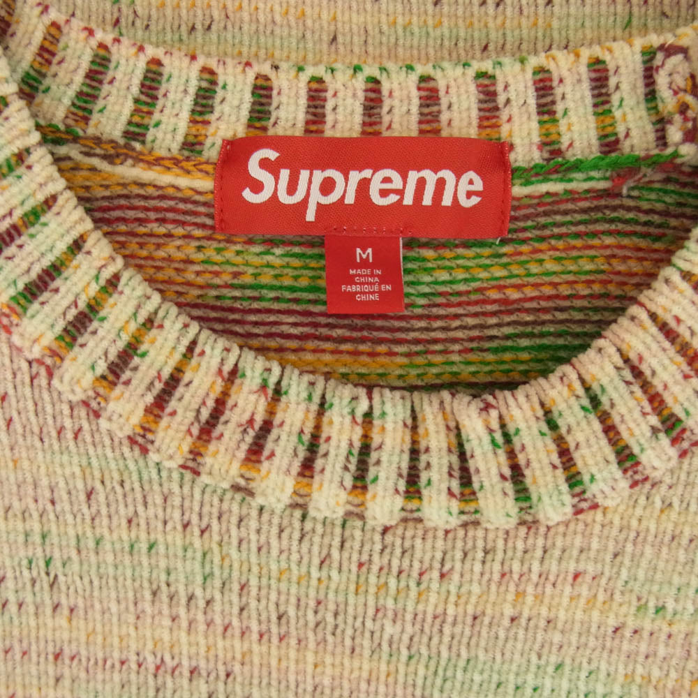 Supreme シュプリーム 24SS Contrast Arc Sweater コントラストアークセーター ニット マルチカラー系 M【中古】