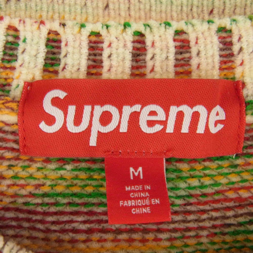 Supreme シュプリーム 24SS Contrast Arc Sweater コントラストアークセーター ニット マルチカラー系 M【中古】