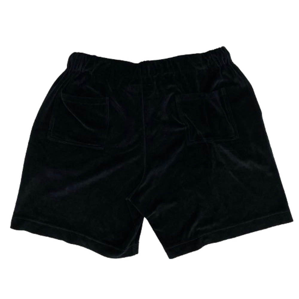 HideandSeek ハイドアンドシーク HC-060422 Velour Short ベロア ショーツ ハーフ パンツ ブラック系 XL【中古】