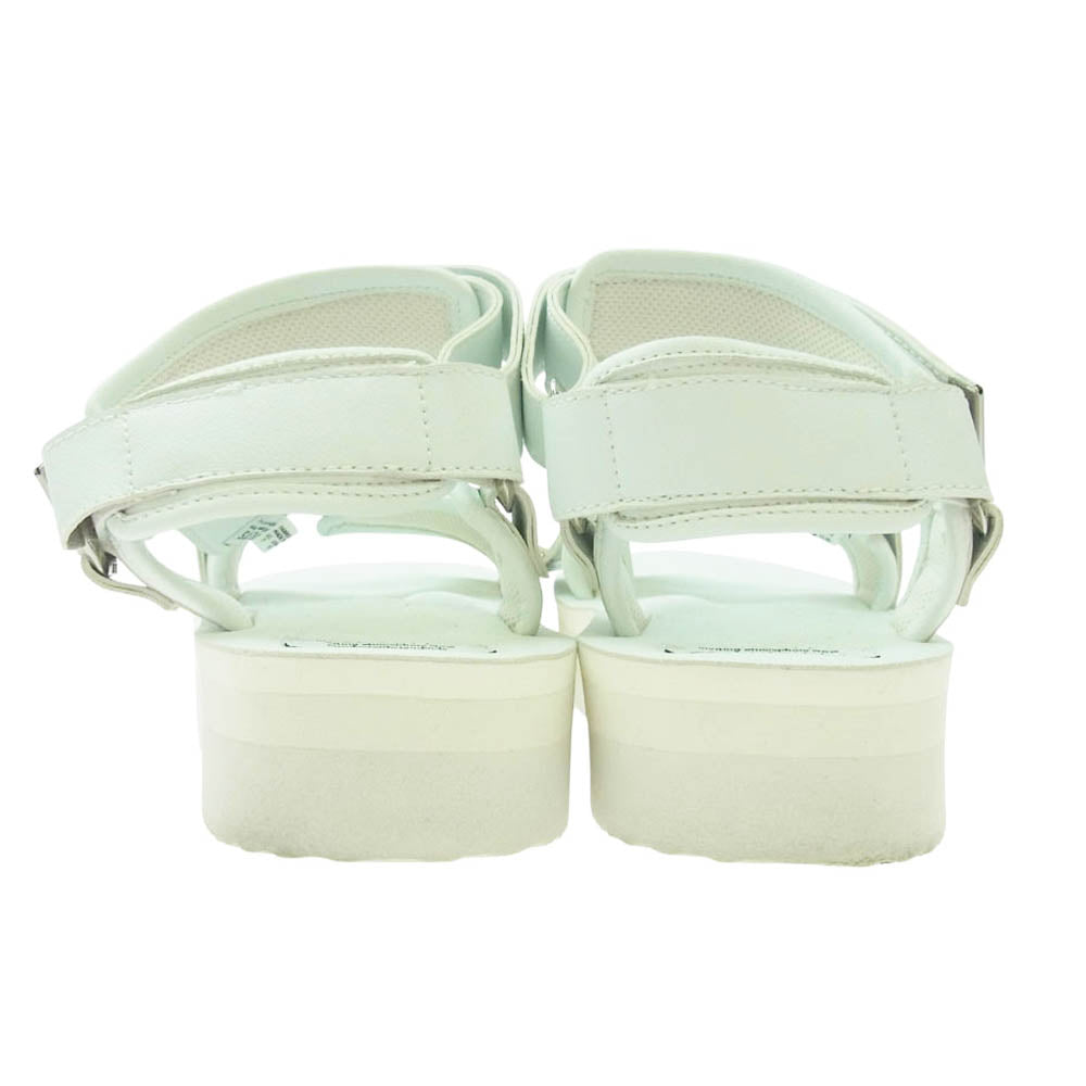 SUICOKE スイコック AP STUDIO 別注 フェイクレザー ストラップ サンダル ホワイト系 25.0cm【中古】
