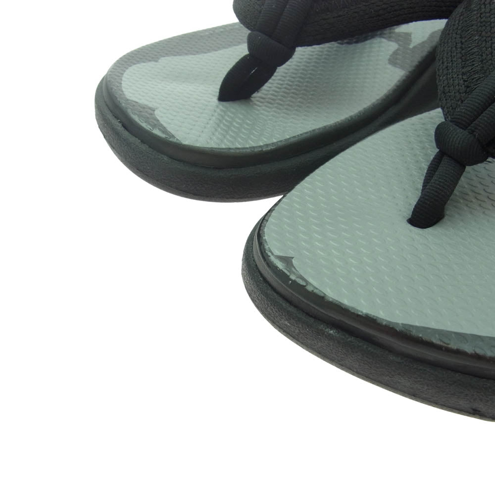 mastermind JAPAN マスターマインドジャパン 53209-1-00117 Havaianas スクエアソール ファブリック ストラップ ラバー ブラック系 グレー系 25cm【中古】