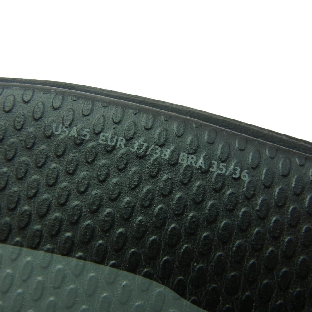 mastermind JAPAN マスターマインドジャパン 53209-1-00117 Havaianas スクエアソール ファブリック ストラップ ラバー ブラック系 グレー系 25cm【中古】