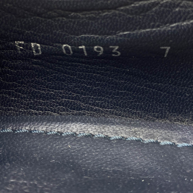 美品 ルイヴィトン 36 1/2 23.5 レザー パンプス ウイングチップ LOUIS VUITTON ルイ・ヴィトン FD0193 パンチング レザー