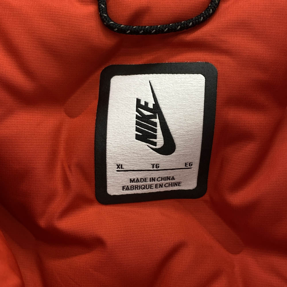 NIKE ナイキ 19AW CD7523-611 Undercover 3 Layer Fishtail Parka アンダーカバー スリー レイヤー フィッシュテール パーカ モッズコート ダウン ジャケット レッド系 XL【中古】