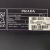 PRADA プラダ 2UE007 モノリス レース アップ ブーツ ナイロン レザー ブラック系 UK7.5【中古】