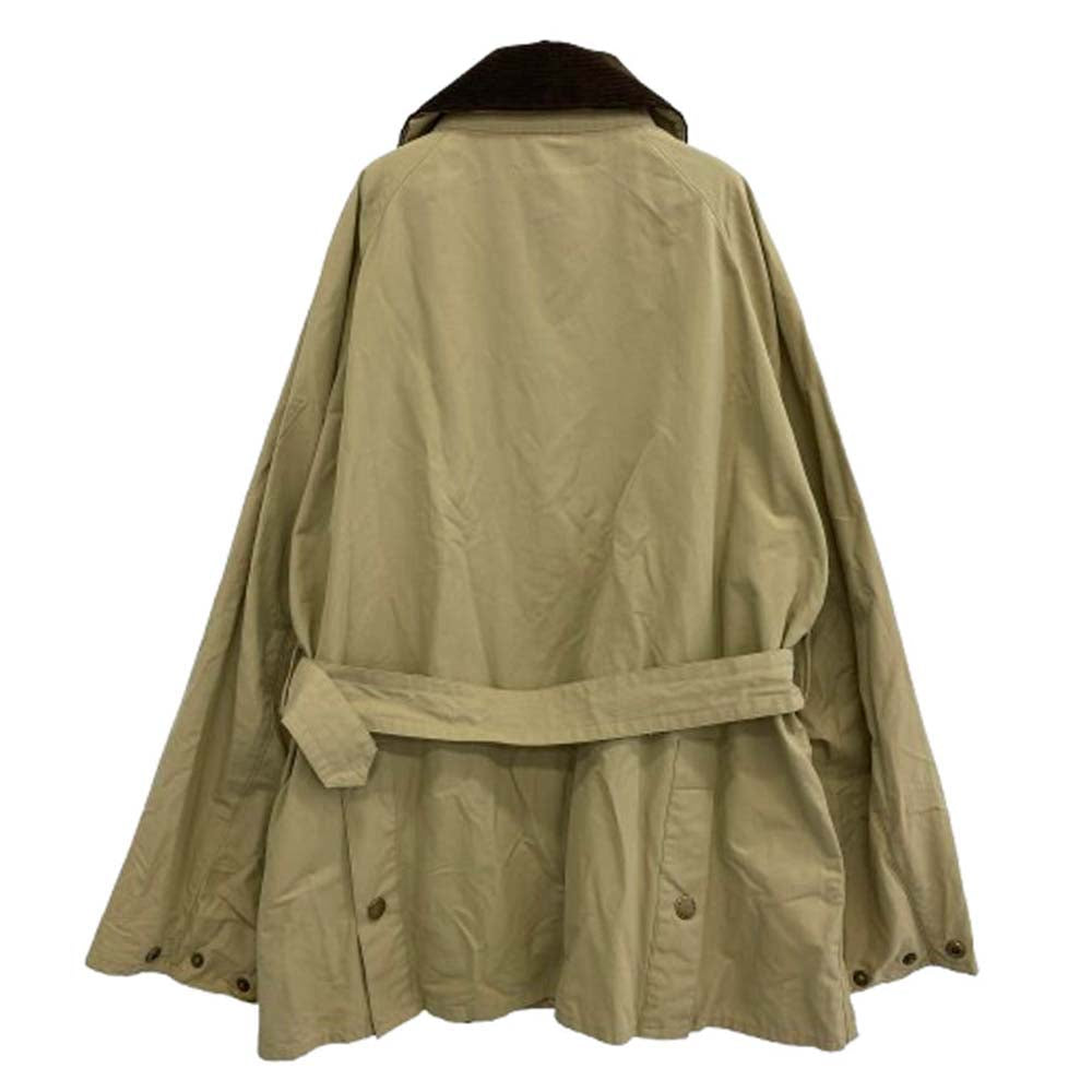 Barbour バブアー 2201233 × nano universe OS BEDALE BELTED JACKET グレー系 36【美品】【中古】