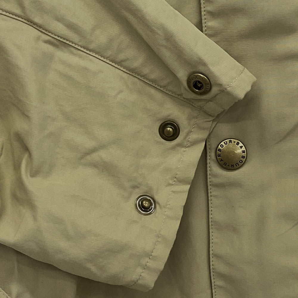 Barbour バブアー 2201233 × nano universe OS BEDALE BELTED JACKET グレー系 36【美品】【中古】