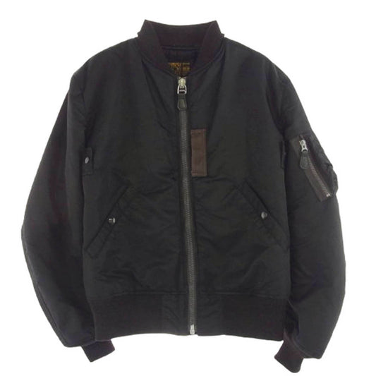 Buzz Rickson's バズリクソンズ BR14964 WILLIAM GIBSON COLLECTION Type BLACK MA-1 SLENDER ウィリアムギブソン MA-1 フライト ミリタリー ジャケット ブラック系 40【中古】