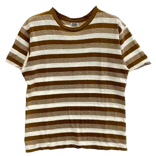 TENDERLOIN テンダーロイン T-TEE BORDER ボーダー 半袖 Tシャツ ブラウン系 S【中古】