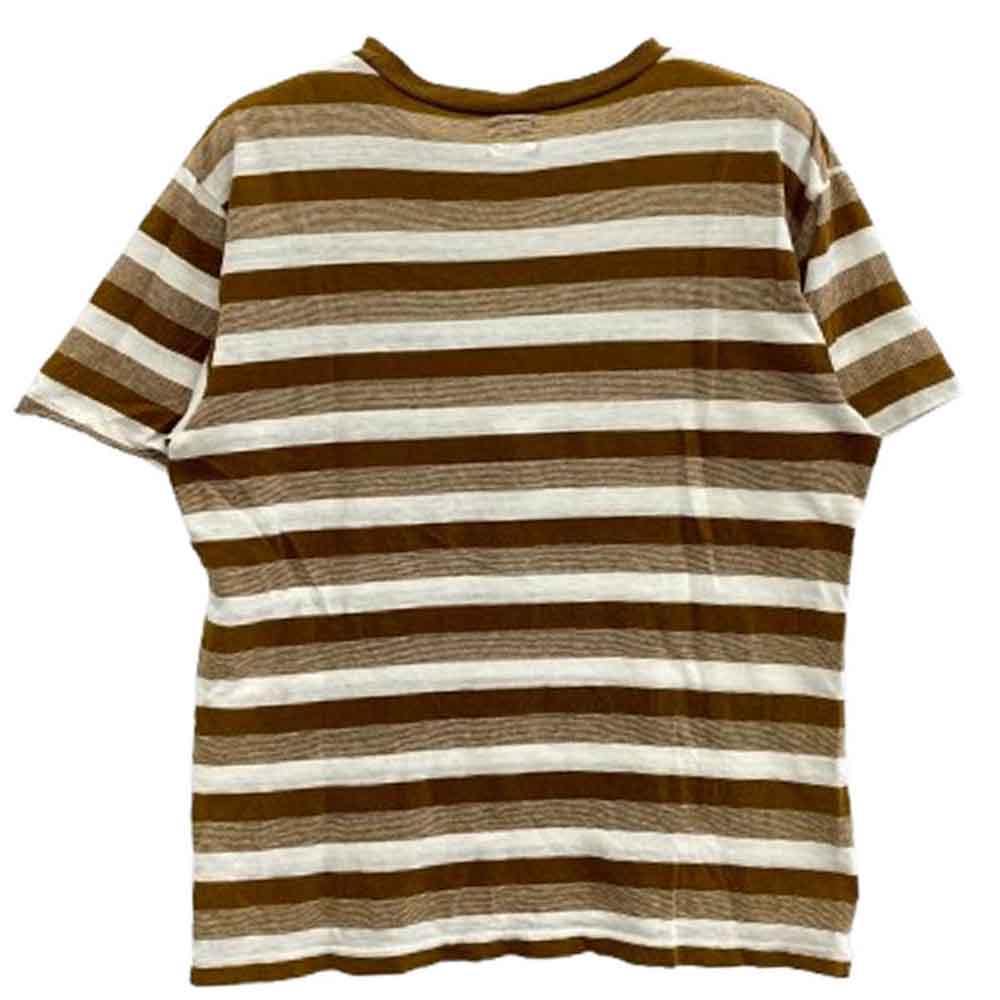TENDERLOIN テンダーロイン T-TEE BORDER ボーダー 半袖 Tシャツ ブラウン系 S【中古】