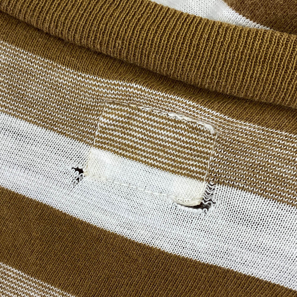 TENDERLOIN テンダーロイン T-TEE BORDER ボーダー 半袖 Tシャツ ブラウン系 S【中古】