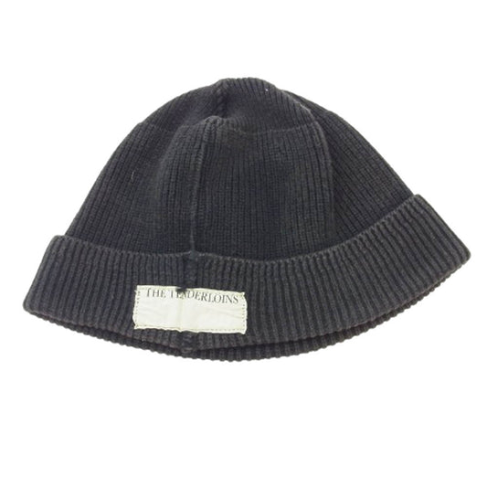 TENDERLOIN テンダーロイン T-BEANIE COTTON ビーニー コットン ニットキャップ 黒系 ダークグレー系【中古】