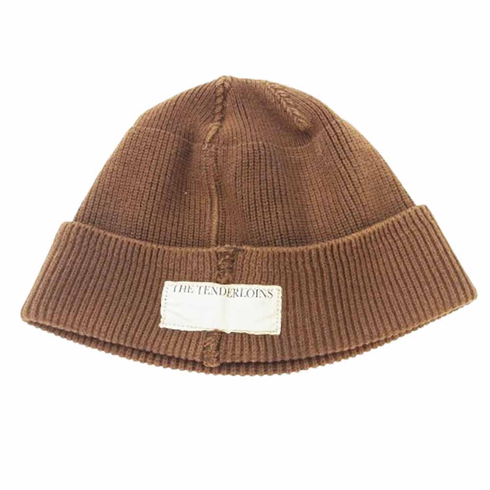 TENDERLOIN テンダーロイン T-BEANIE COTTON ビーニー コットン ニットキャップ ブラウン系 ブラウン系【中古】