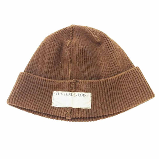 TENDERLOIN テンダーロイン T-BEANIE COTTON ビーニー コットン ニットキャップ ブラウン系 ブラウン系【中古】