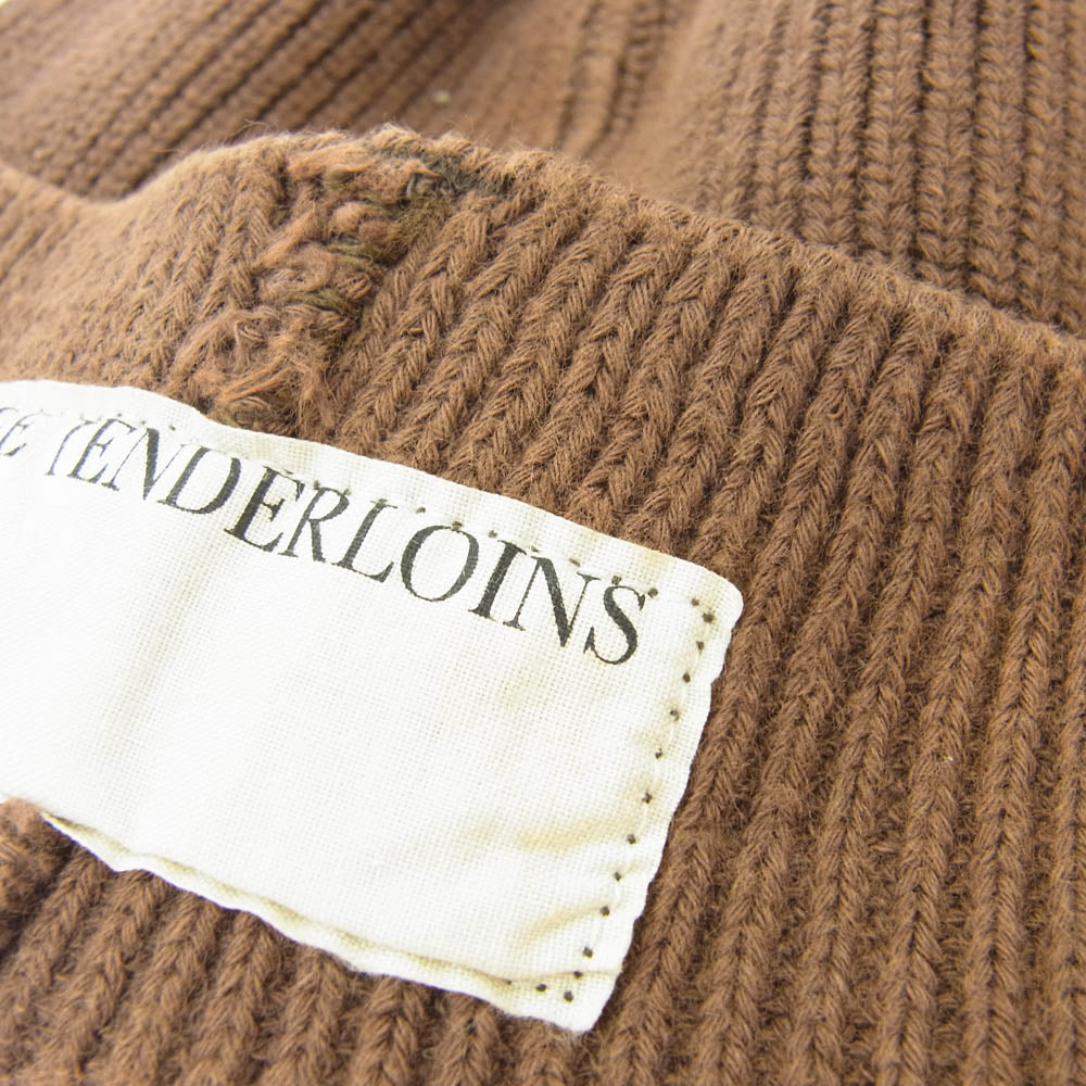 TENDERLOIN テンダーロイン T-BEANIE COTTON ビーニー コットン ニットキャップ ブラウン系 ブラウン系【中古】
