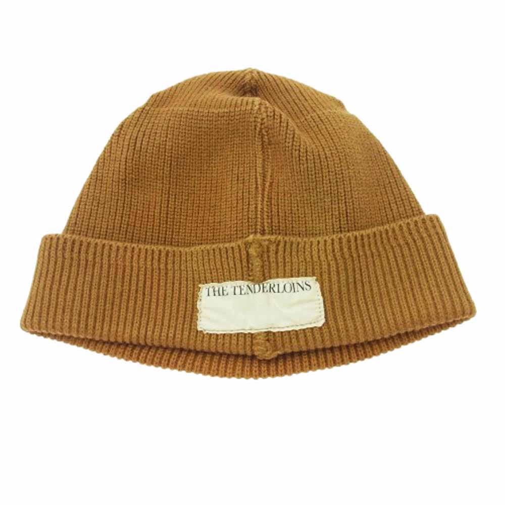 TENDERLOIN テンダーロイン T-BEANIE COTTON ビーニー コットン ニットキャップ キャメル系 キャメル系【中古】