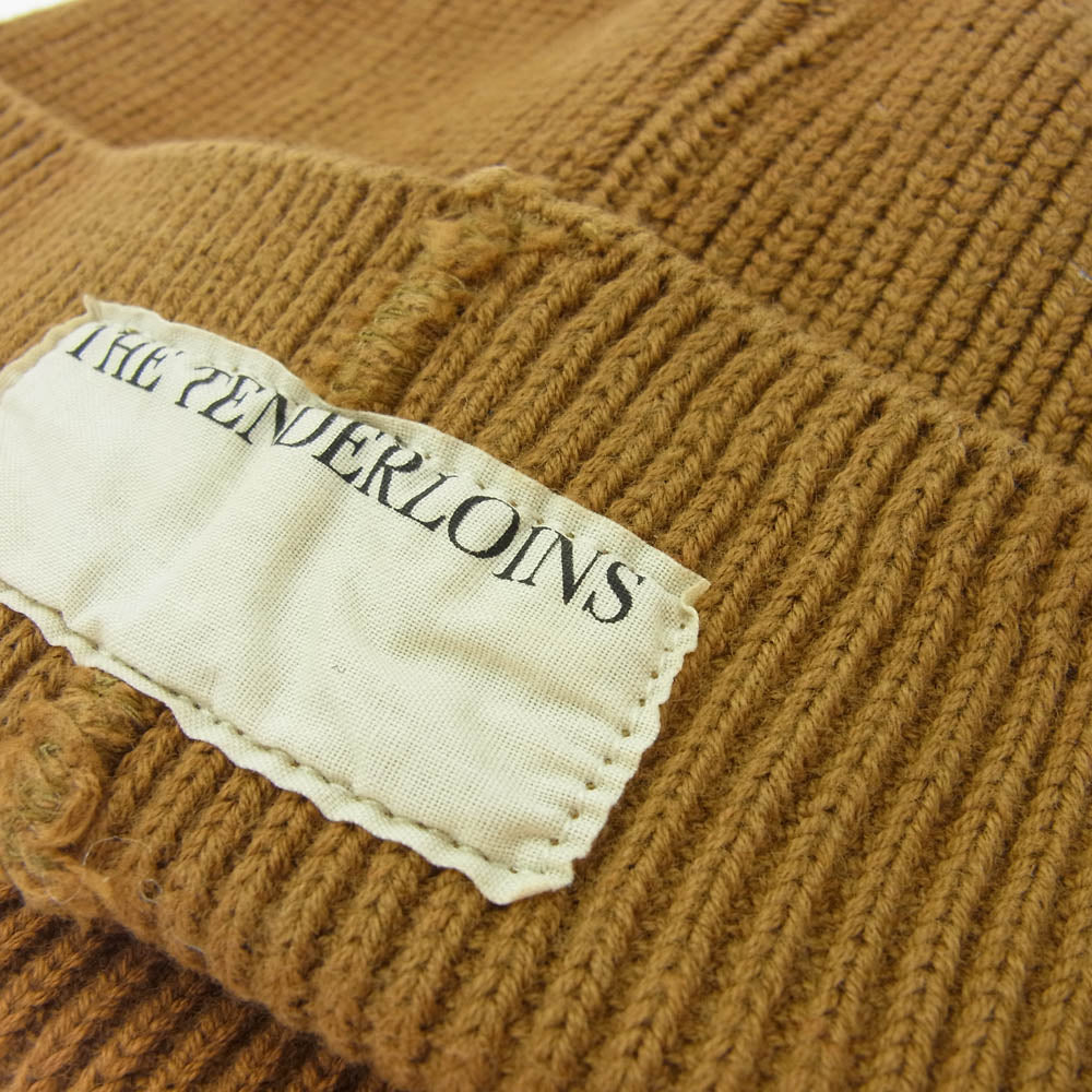 TENDERLOIN テンダーロイン T-BEANIE COTTON ビーニー コットン ニットキャップ キャメル系 キャメル系【中古】