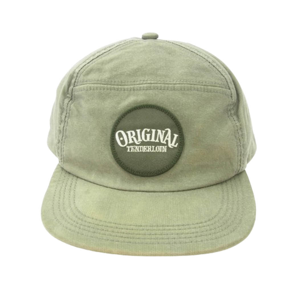 TENDERLOIN テンダーロイン T-6P CAP 6パネル キャップ オリーブ系 カーキ系【中古】