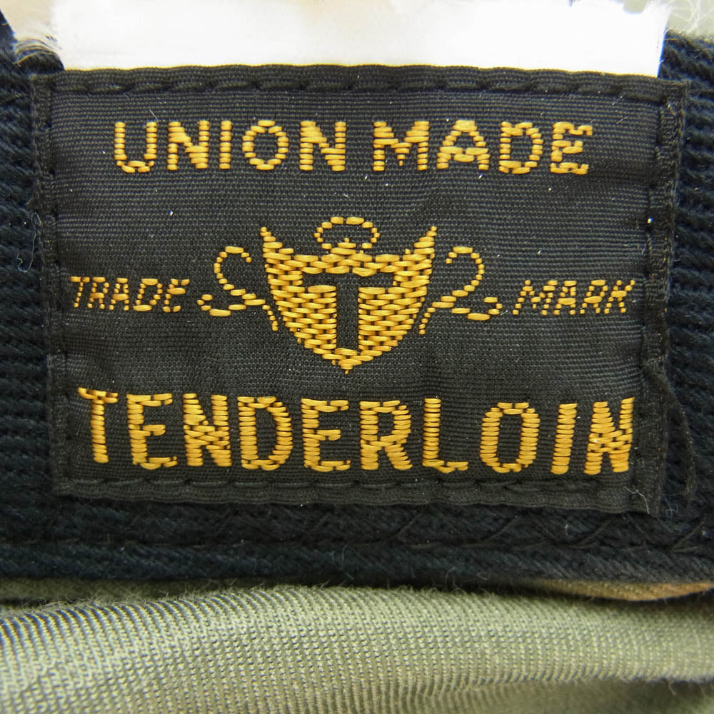 TENDERLOIN テンダーロイン T-6P CAP 6パネル キャップ オリーブ系 カーキ系【中古】