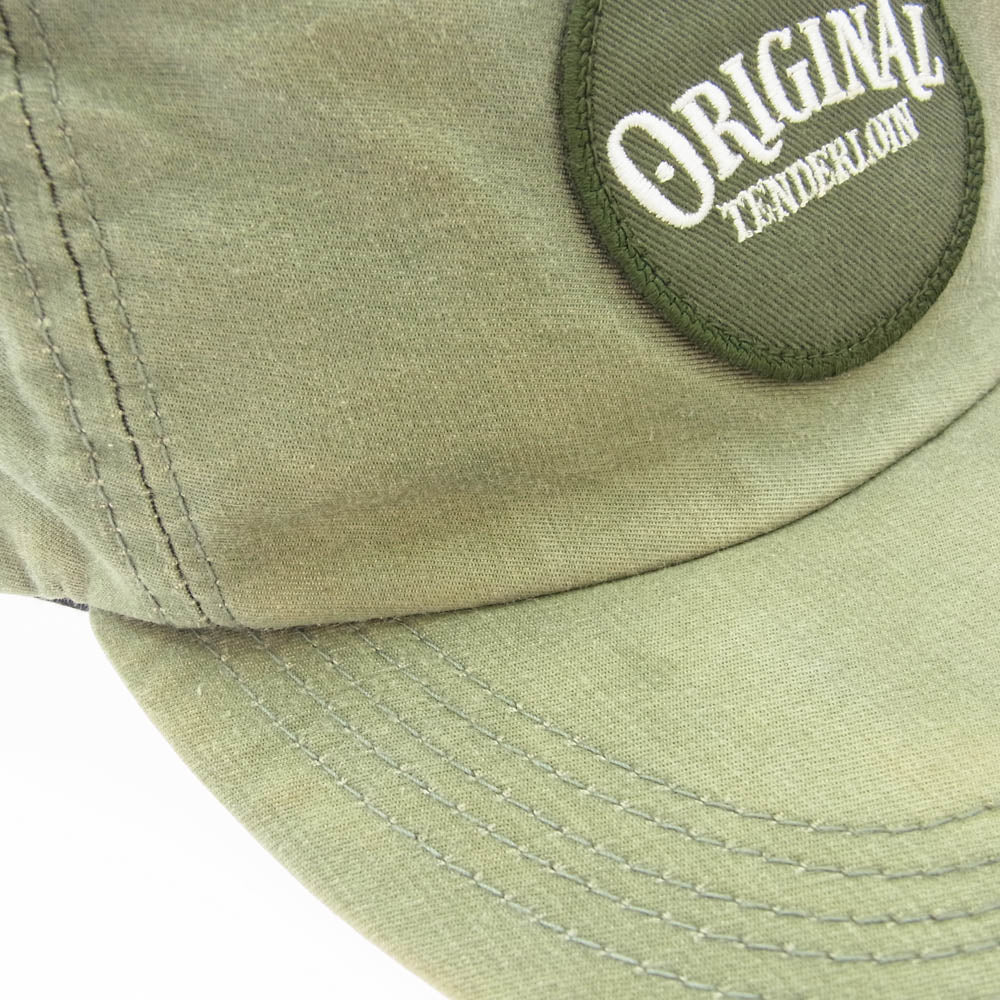 TENDERLOIN テンダーロイン T-6P CAP 6パネル キャップ オリーブ系 カーキ系【中古】