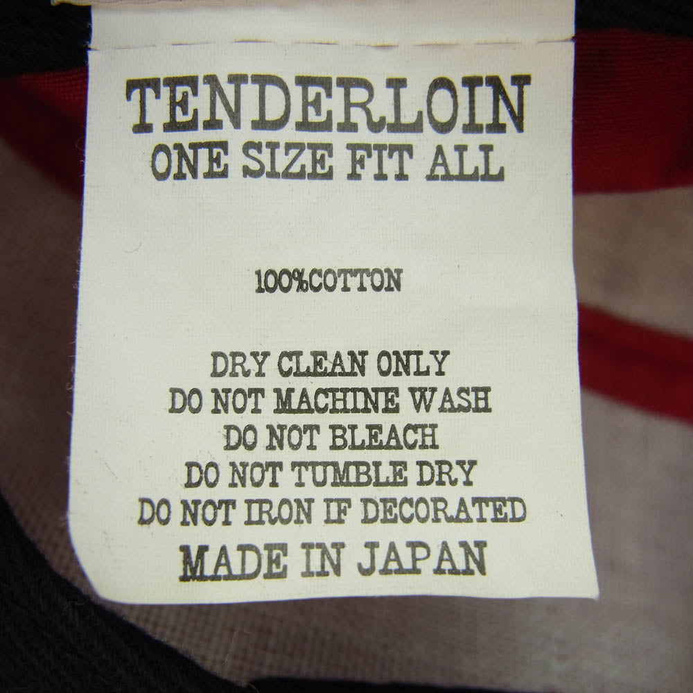 TENDERLOIN テンダーロイン T-6P CAP 6パネル キャップ 赤系 レッド系【中古】