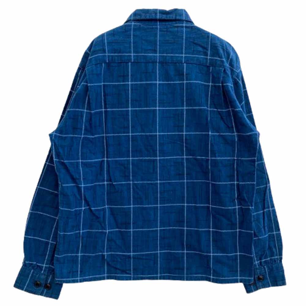 TENDERLOIN テンダーロイン T-PRINT FLANNEL SHT プリント フランネル シャツ ブルー系 XS【中古】