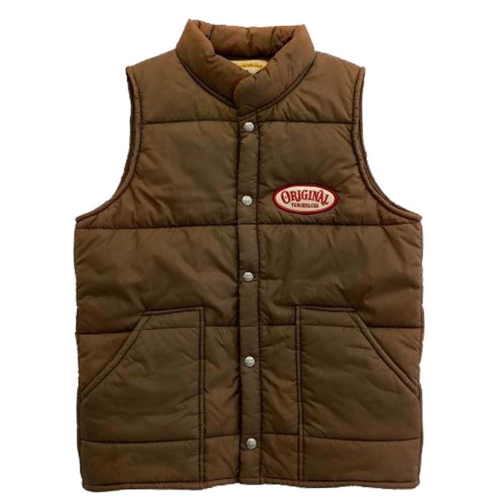 TENDERLOIN テンダーロイン T-NRA VEST 中綿 ベスト ブラウン系 36【中古】