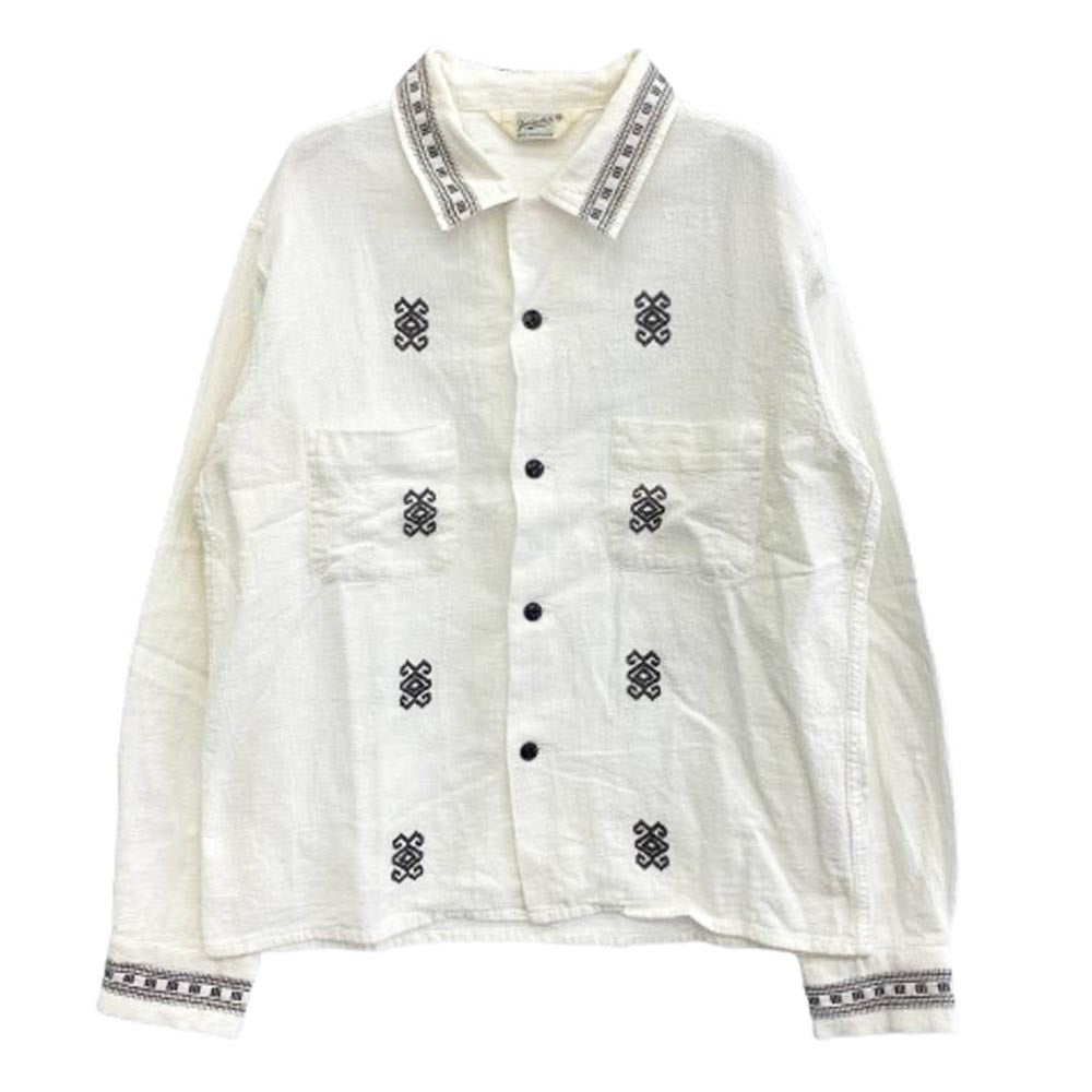 TENDERLOIN テンダーロイン T-BAJA SHT L/S バハ シャツ 長袖 ホワイト系 XS【中古】