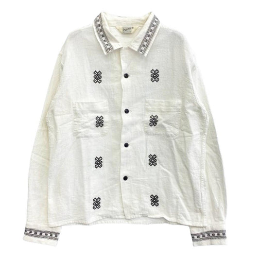 TENDERLOIN テンダーロイン T-BAJA SHT L/S バハ シャツ 長袖 ホワイト系 XS【中古】