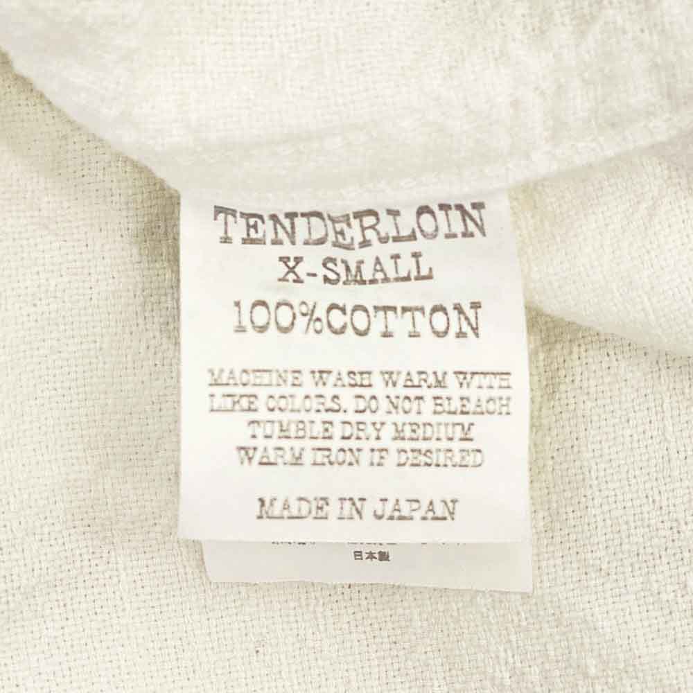 TENDERLOIN テンダーロイン T-BAJA SHT L/S バハ シャツ 長袖 ホワイト系 XS【中古】