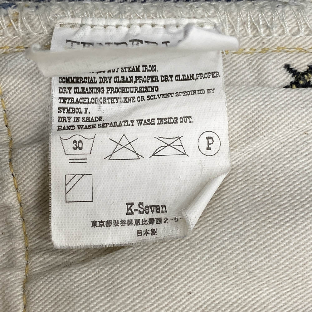 TENDERLOIN テンダーロイン T-RIDERS E シンチバック デニム パンツ インディゴブルー系 30【中古】