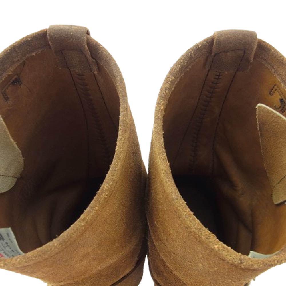 RED WING レッドウィング Engineer Boots エンジニア ブーツ ブラウン スエード ライトブラウン系 US8D【中古】