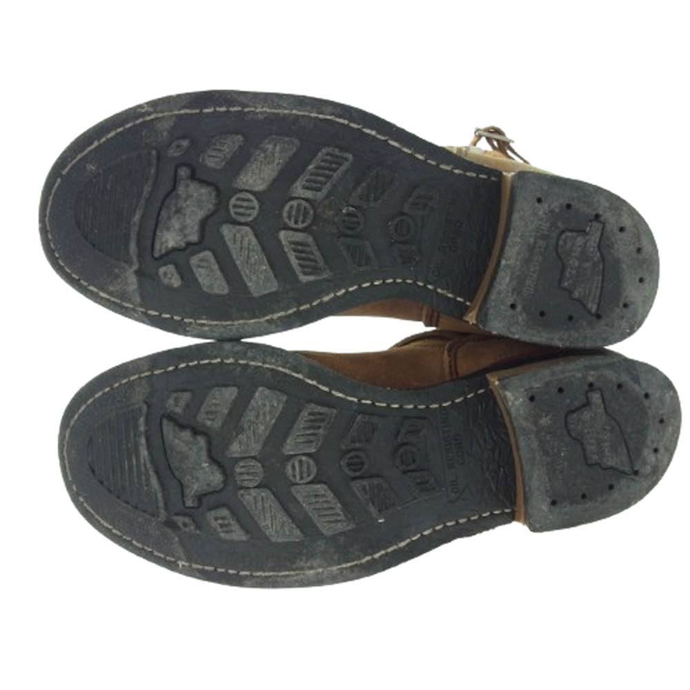 RED WING レッドウィング Engineer Boots エンジニア ブーツ ブラウン スエード ライトブラウン系 US8D【中古】