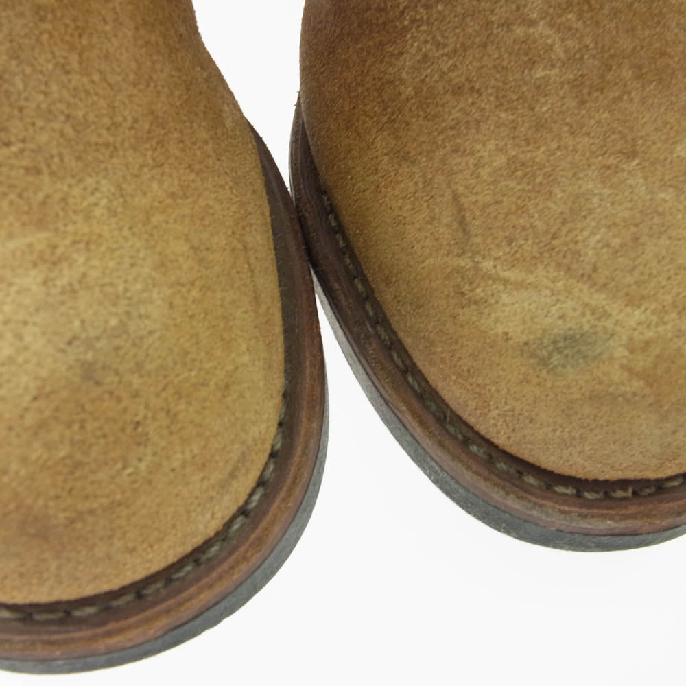RED WING レッドウィング Engineer Boots エンジニア ブーツ ブラウン スエード ライトブラウン系 US8D【中古】