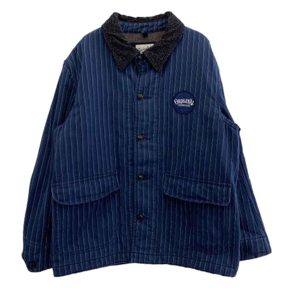 TENDERLOIN テンダーロイン T-COVERALL SO 裏地ブランケット カバーオール ジャケット ブルー系 XS【中古】