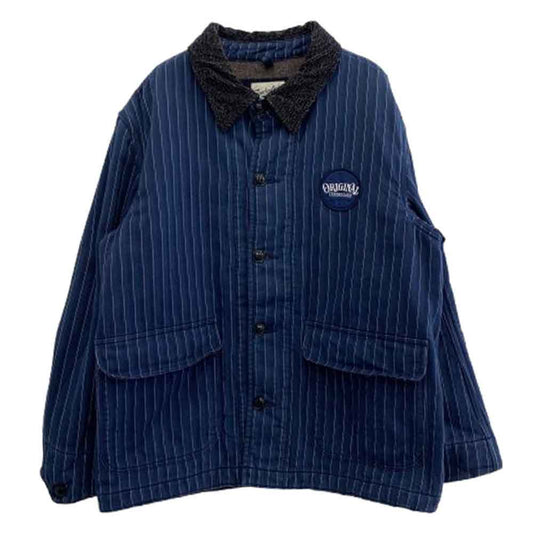 TENDERLOIN テンダーロイン T-COVERALL SO 裏地ブランケット カバーオール ジャケット ブルー系 XS【中古】