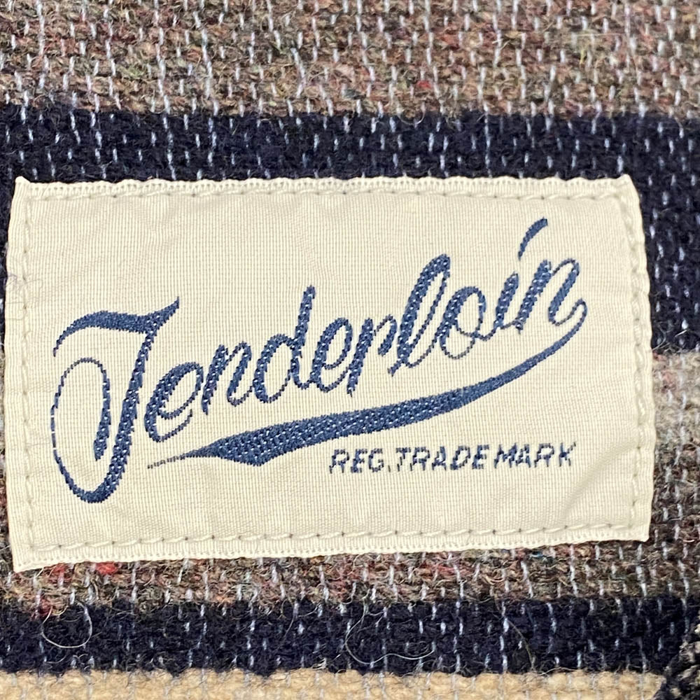 TENDERLOIN テンダーロイン T-COVERALL SO 裏地ブランケット カバーオール ジャケット ブルー系 XS【中古】