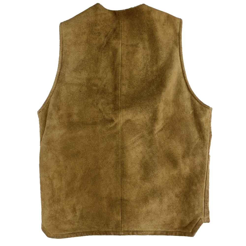TENDERLOIN テンダーロイン T-SUEDE VEST スエード ベスト ブラウン系 XS【中古】