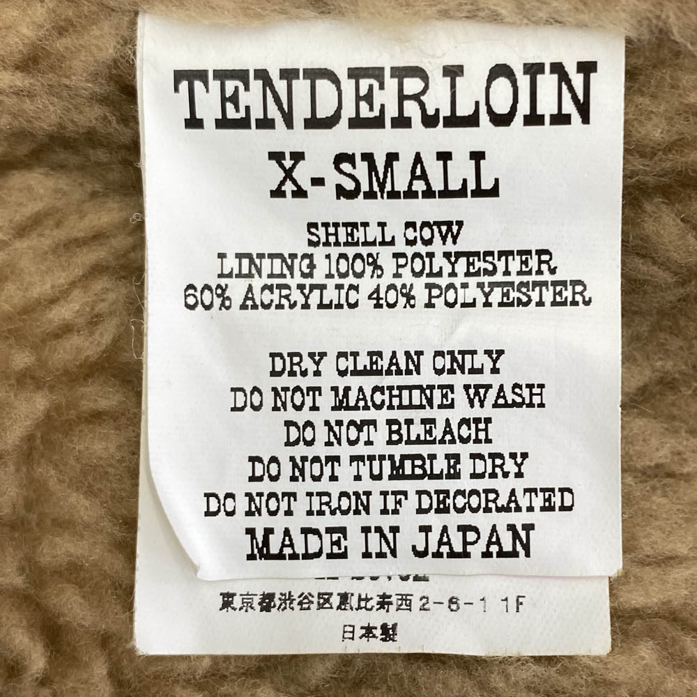 TENDERLOIN テンダーロイン T-SUEDE VEST スエード ベスト ブラウン系 XS【中古】
