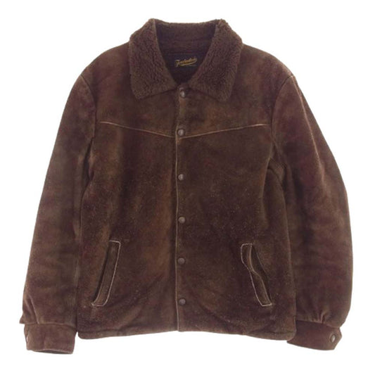TENDERLOIN テンダーロイン T-SADDLE SUEDE JKT サドル スエード ジャケット ブラウン系 XS【中古】