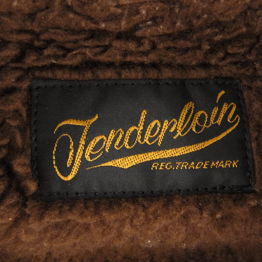 TENDERLOIN テンダーロイン T-SADDLE SUEDE JKT サドル スエード ジャケット ブラウン系 XS【中古】