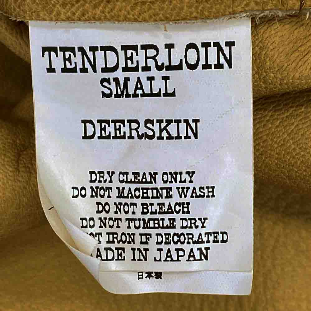 TENDERLOIN テンダーロイン T-DEERSKIN JACKET ディアスキン ジャケット ブラウン系 S【中古】