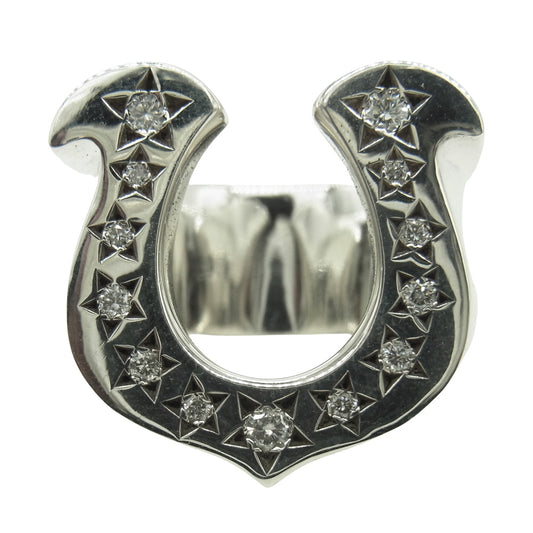 TENDERLOIN テンダーロイン 【新品仕上げ済】T-H.S RING ホースシュー リング シルバー系 13号程度【極上美品】【中古】