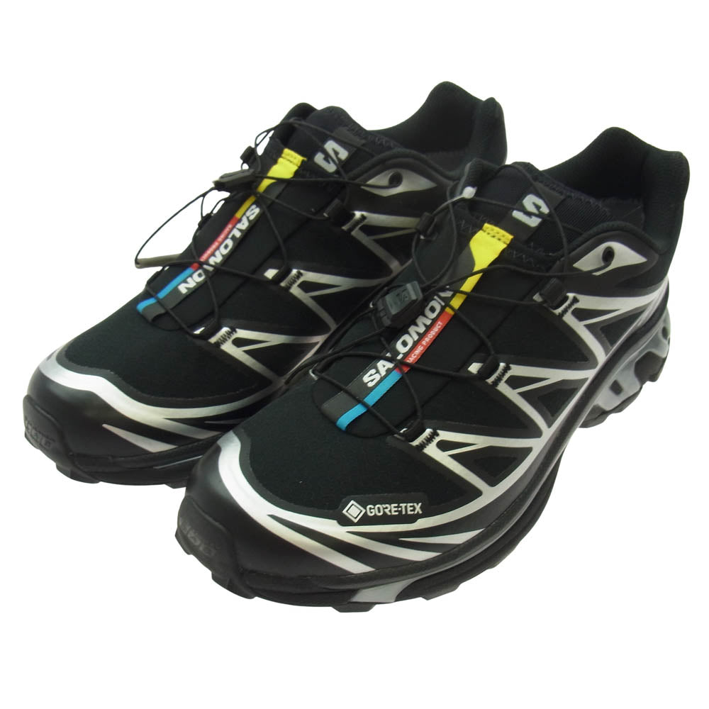 salomon サロモン 474506 XT-6 GTX GORE-TEX ゴアテックス ローカット スニーカー ブラック系 27cm【新古品】【未使用】【中古】